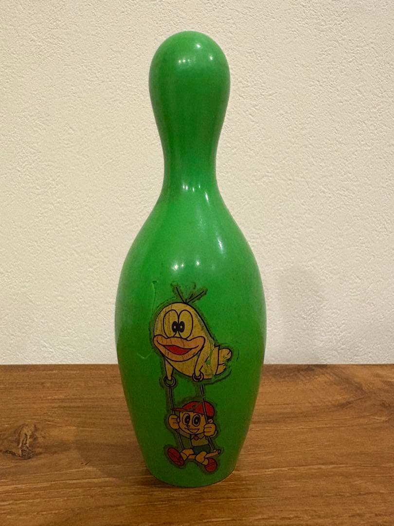 【昭和レトロ】 当時物 オバケのQ太郎 ボーリングピン7本セット 中嶋製作所