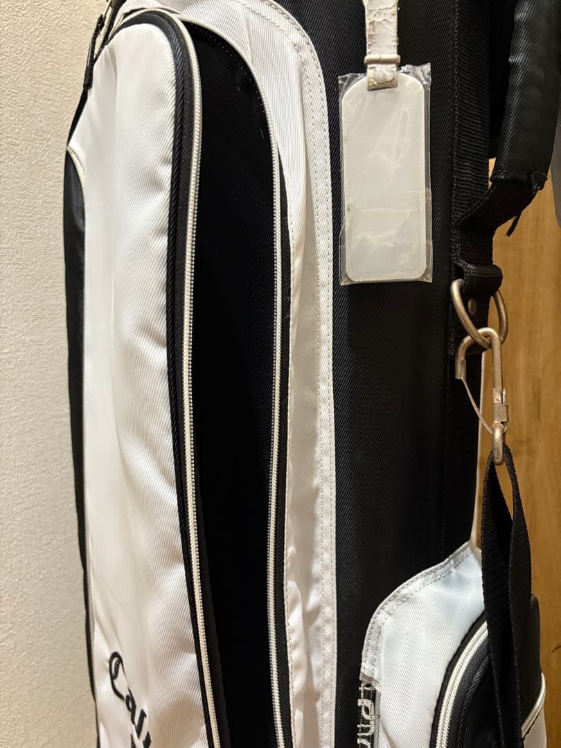【美品】Callaway ソレイル　キャディバッグ ブラック/ホワイトレディース