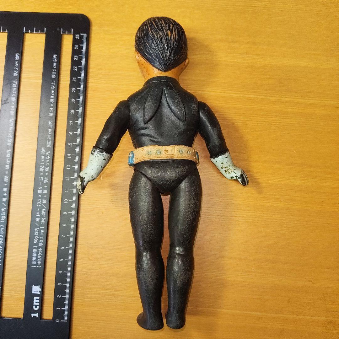 週休価格　旧バンダイ　面とれ　仮面ライダー1号　マスク無し　25センチ