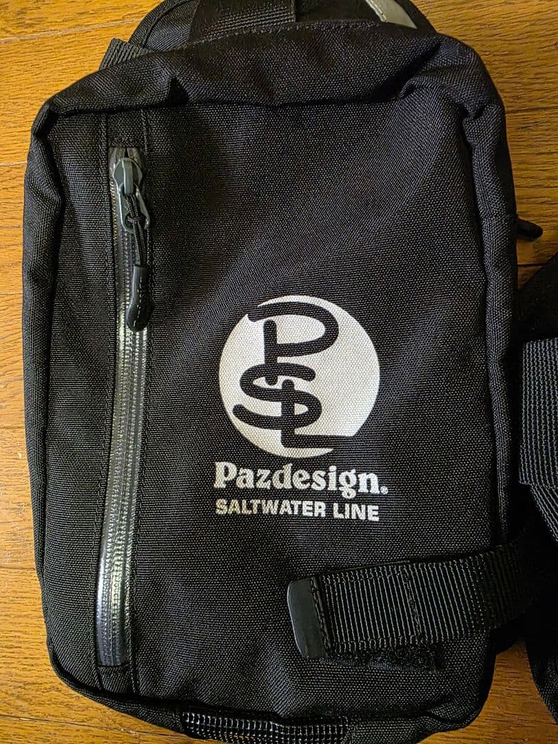 Pazdesign Saltwater Line フィッシングベスト ブラック