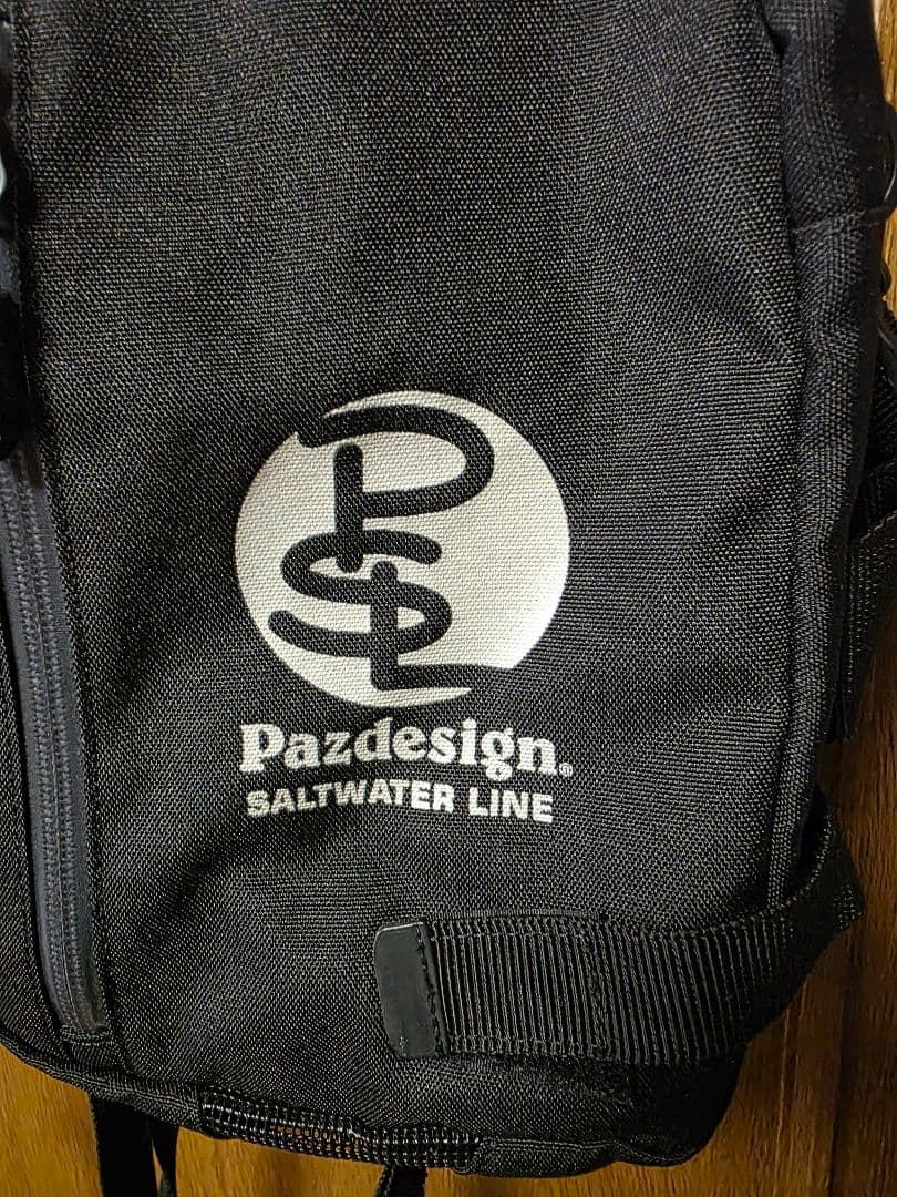 Pazdesign Saltwater Line フィッシングベスト ブラック
