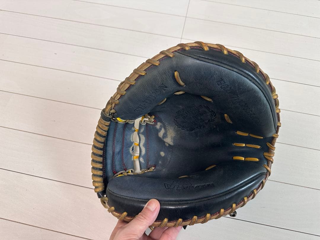 ハタケヤマ/キャッチャーミット 一般軟式用 即戦力 使用感有り 伊藤モデル