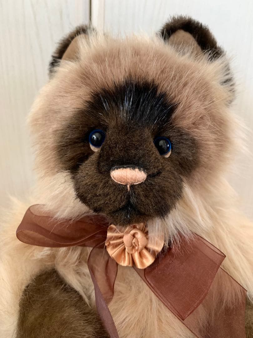 チャーリーベアーズ　テディベア　ネコ　シャムネコ