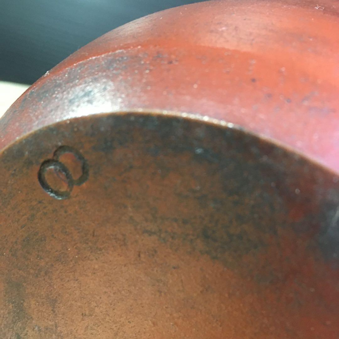 古備前　木ノ葉貼付徳利