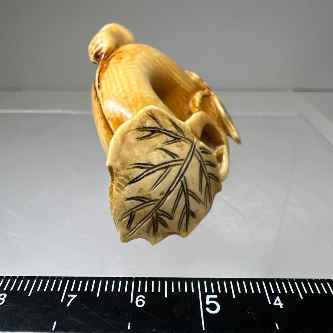 寛在銘　極上ヘチマ根付　30g 東Y8-0114☆2F