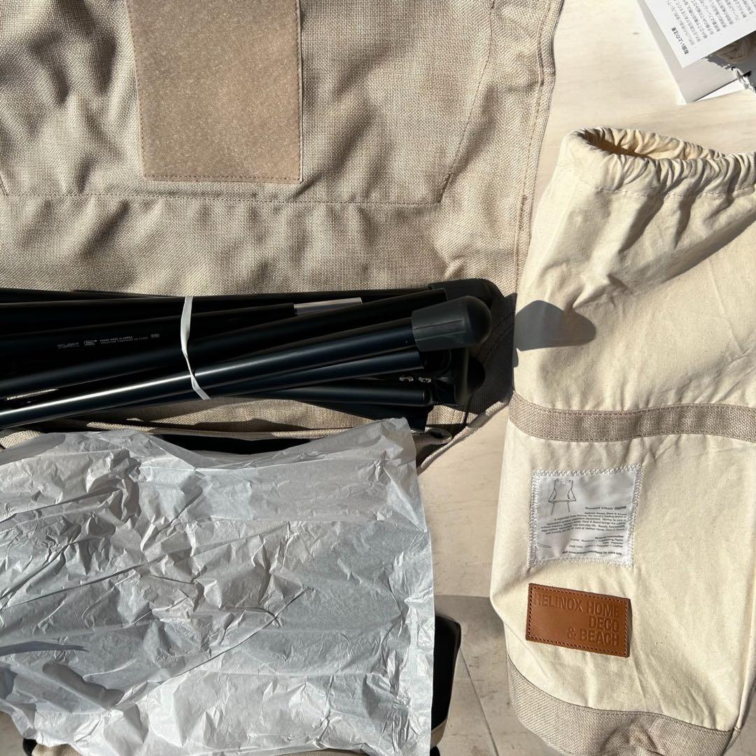 新品　未使用　Helinox サンセットチェア ベージュ　2脚セット