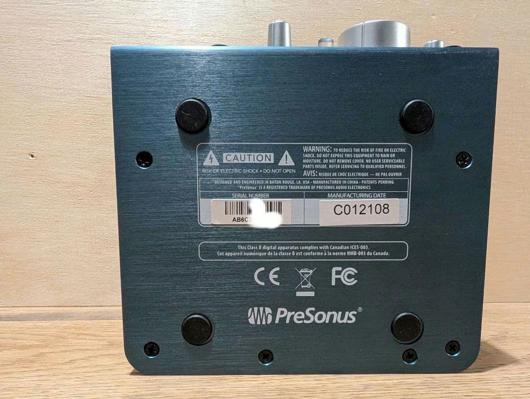 PreSonus AudioBox iOne ほぼ未使用 登録解除済