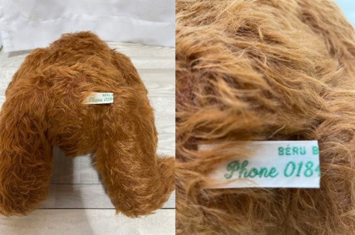 アメリカ製 アーティスト テディベア ヴィンテージ ジャーマンモヘアベルベア