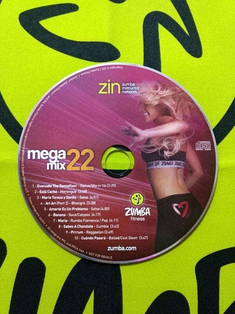 ZUMBA　ズンバ　CD　10枚セット　MEGAMIX21～MEGAMIX30