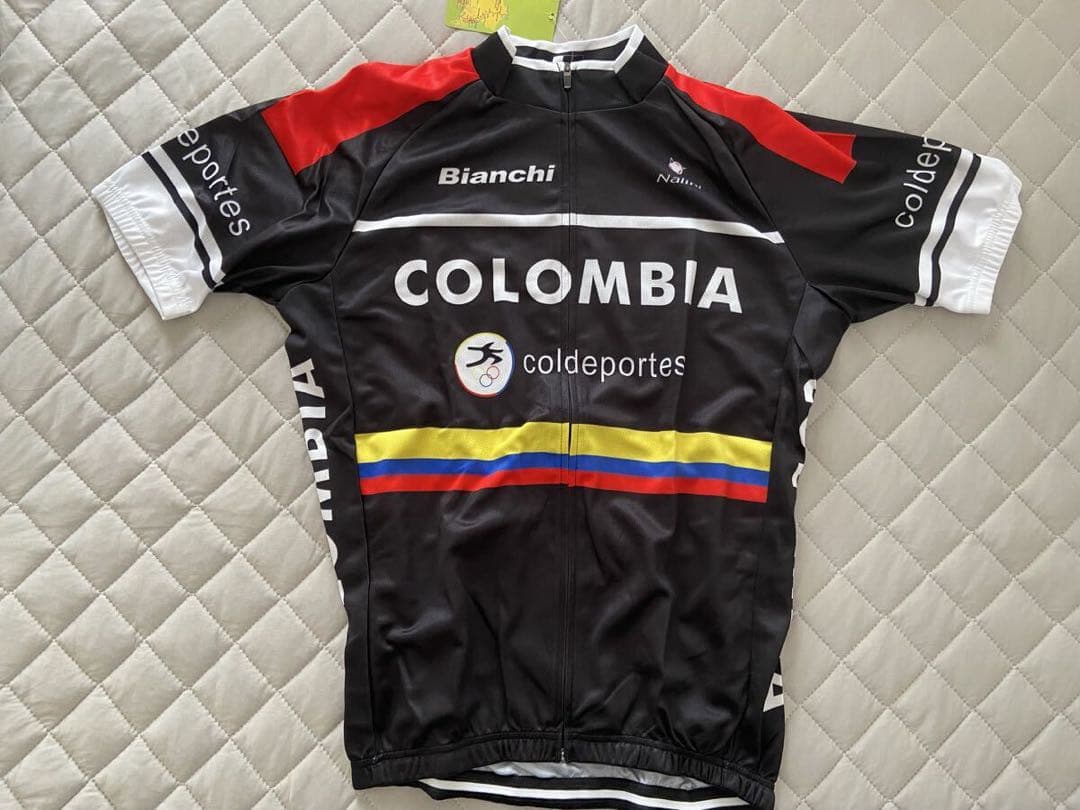 Bianchi COLOMBIA サイクルジャージ上下セット