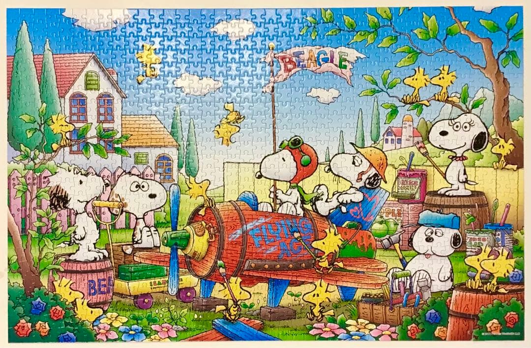 ジグソーパズル　スヌーピー　空き地の想い出　1000ピース　廃盤プレミア品　レア