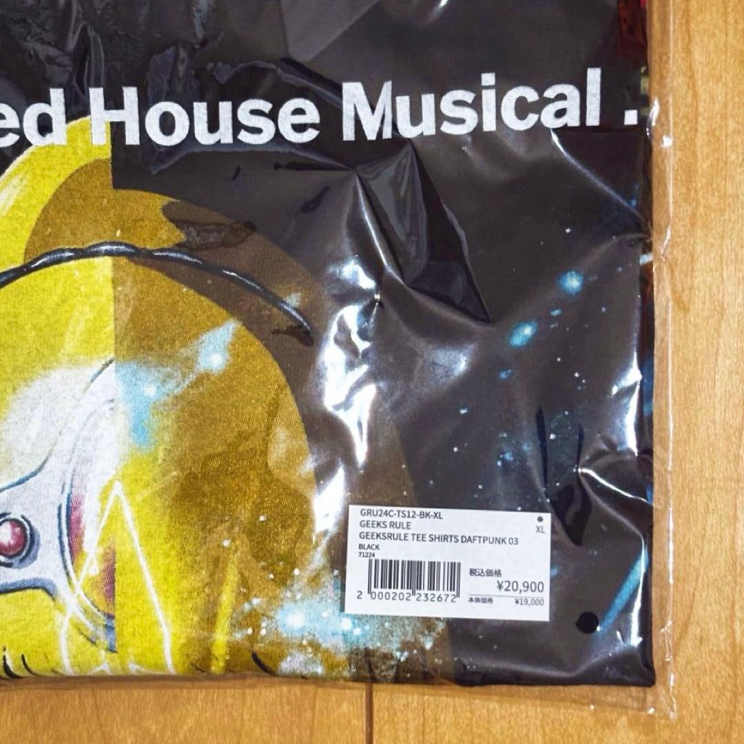 ミュージシャン GEEKSRULE T-SHIRTS DAFTPUNK 03 BLACK XL