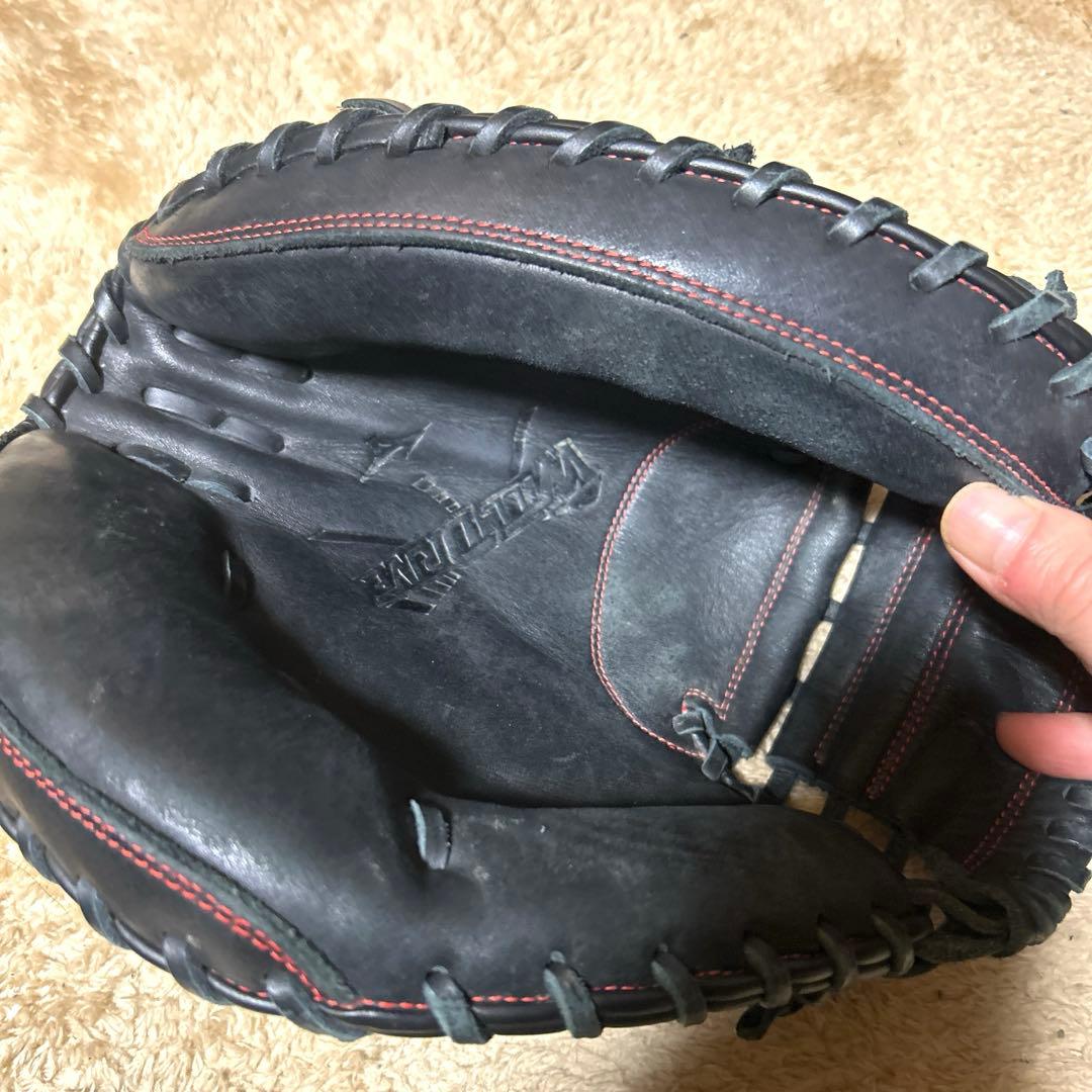 ⚾️ミズノ　WILLDRIVE　キャッチャーミット　右投げ　黒　捕手用