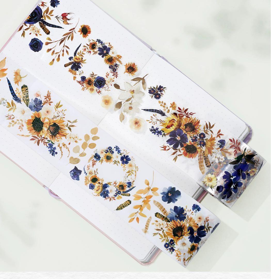 ⭐️SALE⭐️WT《夜的向日葵》海外マスキングテープ マステ 【2713】