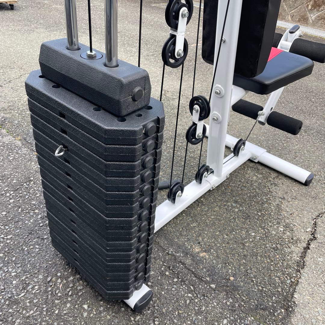 iROTECマルチホームジム150V2ウエイトMAX150ポンド引取近県配送限定