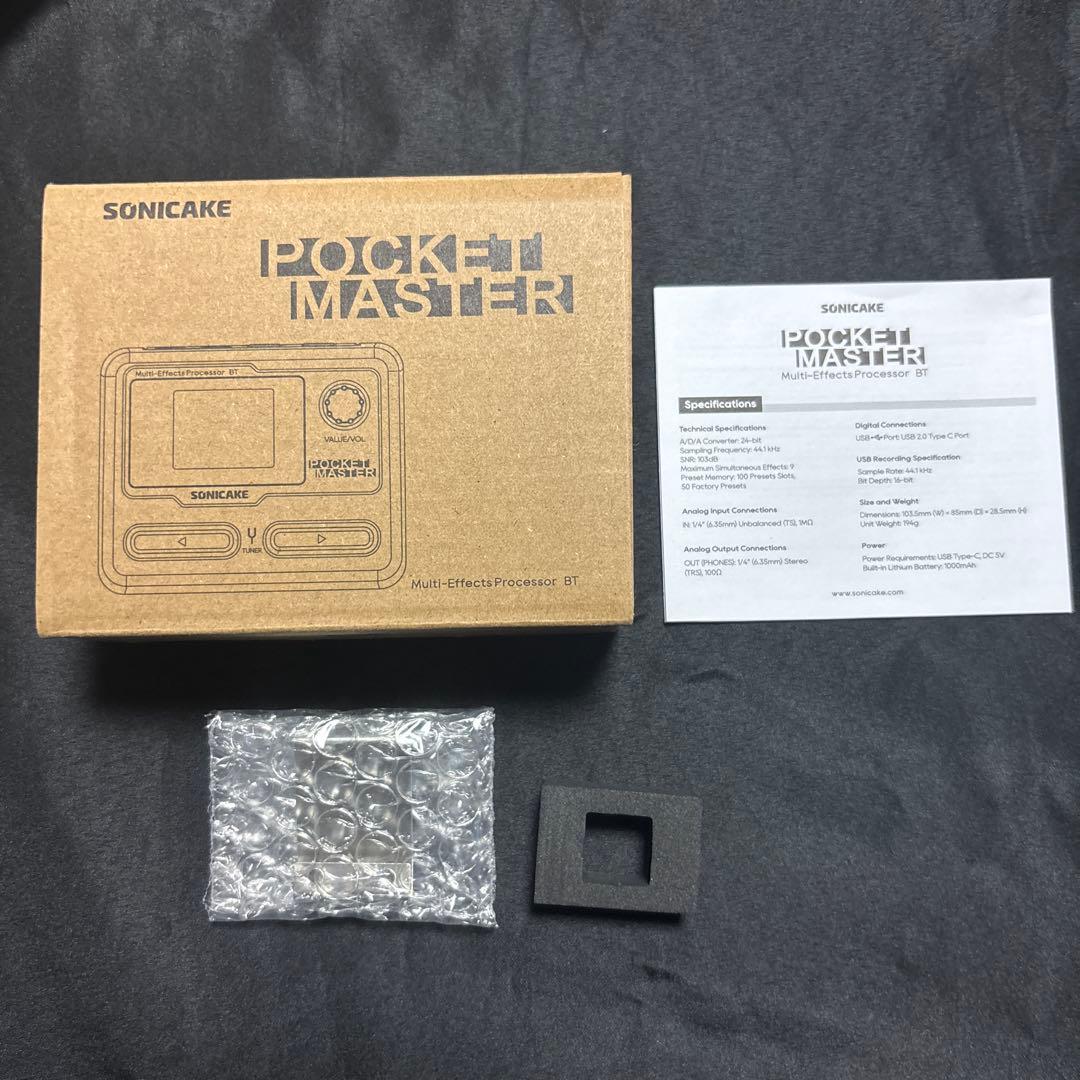 ギター SONICAKE Pocket Master
