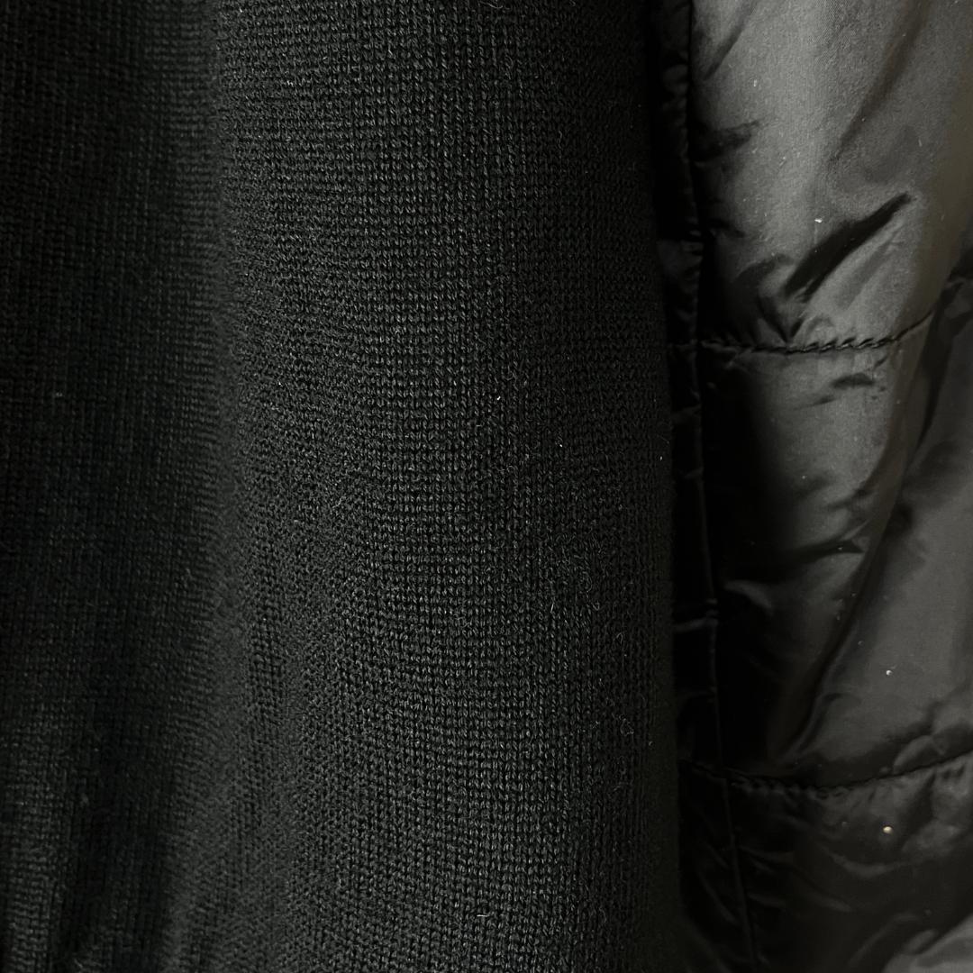 マスターバニーエディション 2 キルティング ニット MA-1 ブルゾン 黒