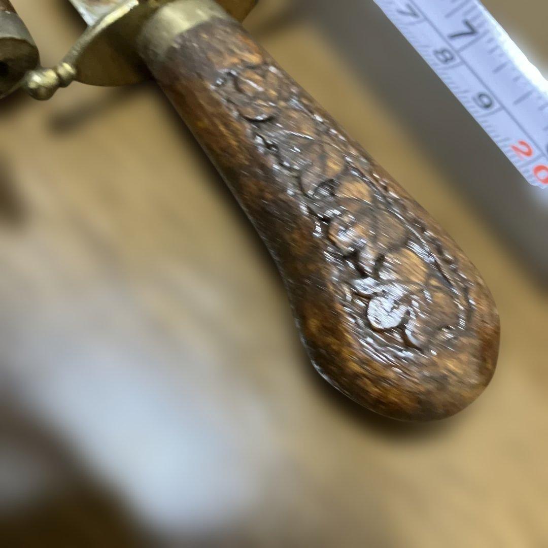 値下げ！彫刻木製ナイフ