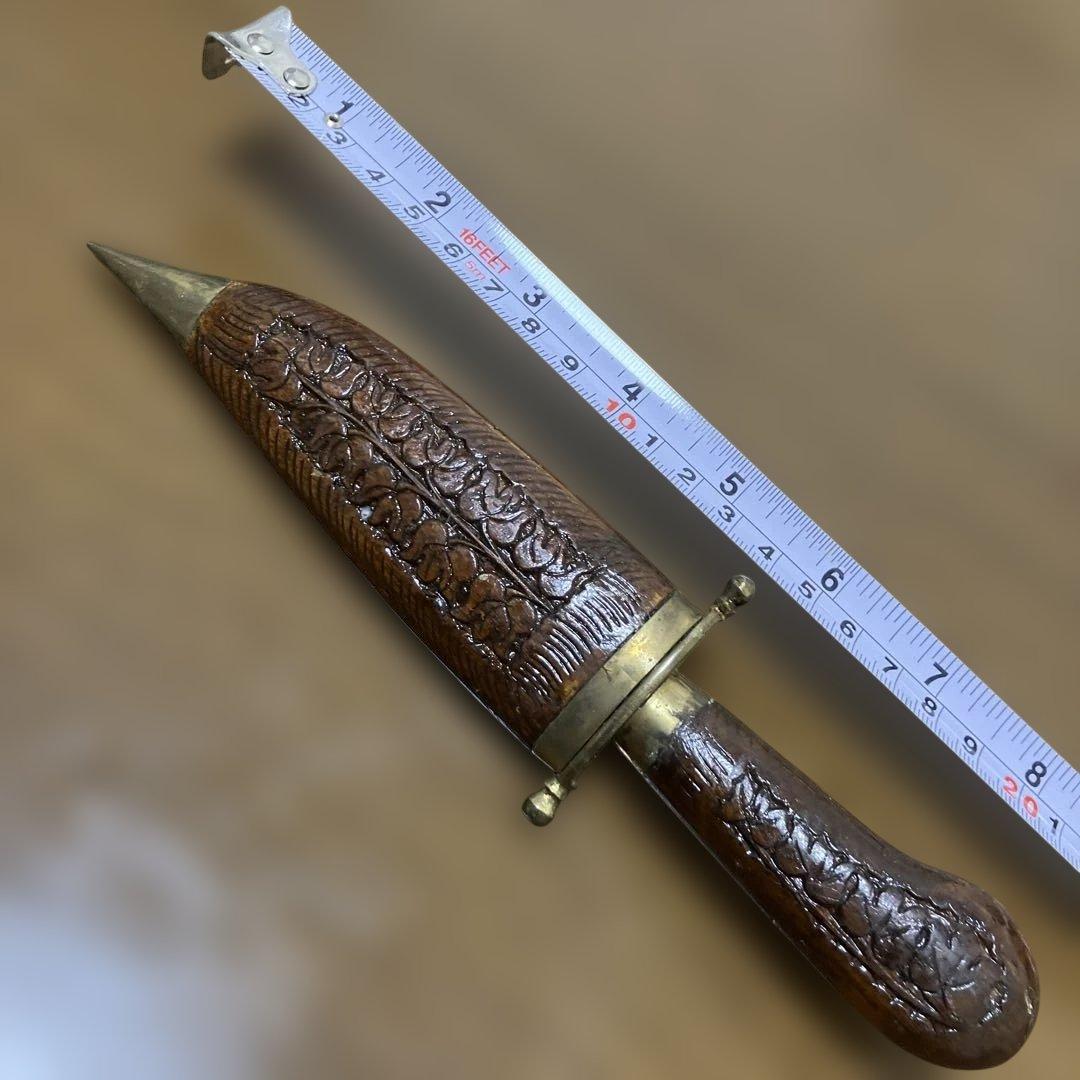 値下げ！彫刻木製ナイフ