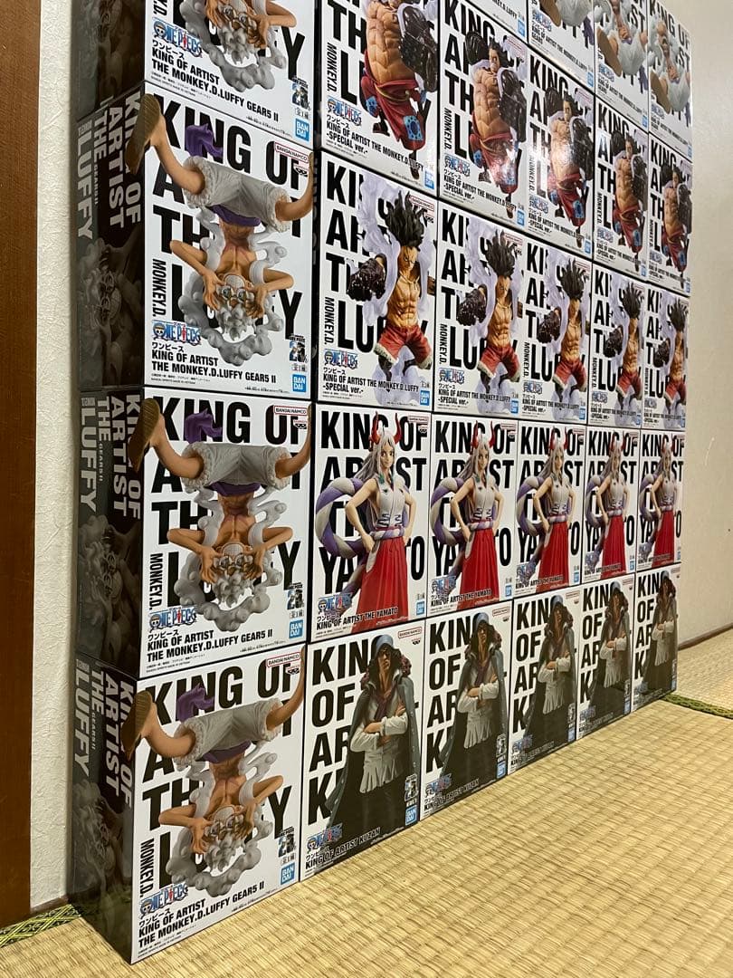 ワンピース フィギュア KING OF ARTIST ニカ ルフィ30個