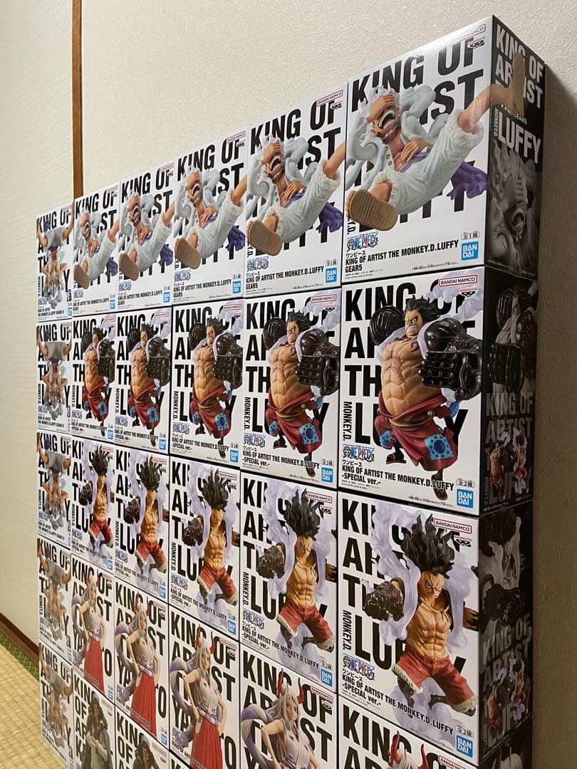 ワンピース フィギュア KING OF ARTIST ニカ ルフィ30個