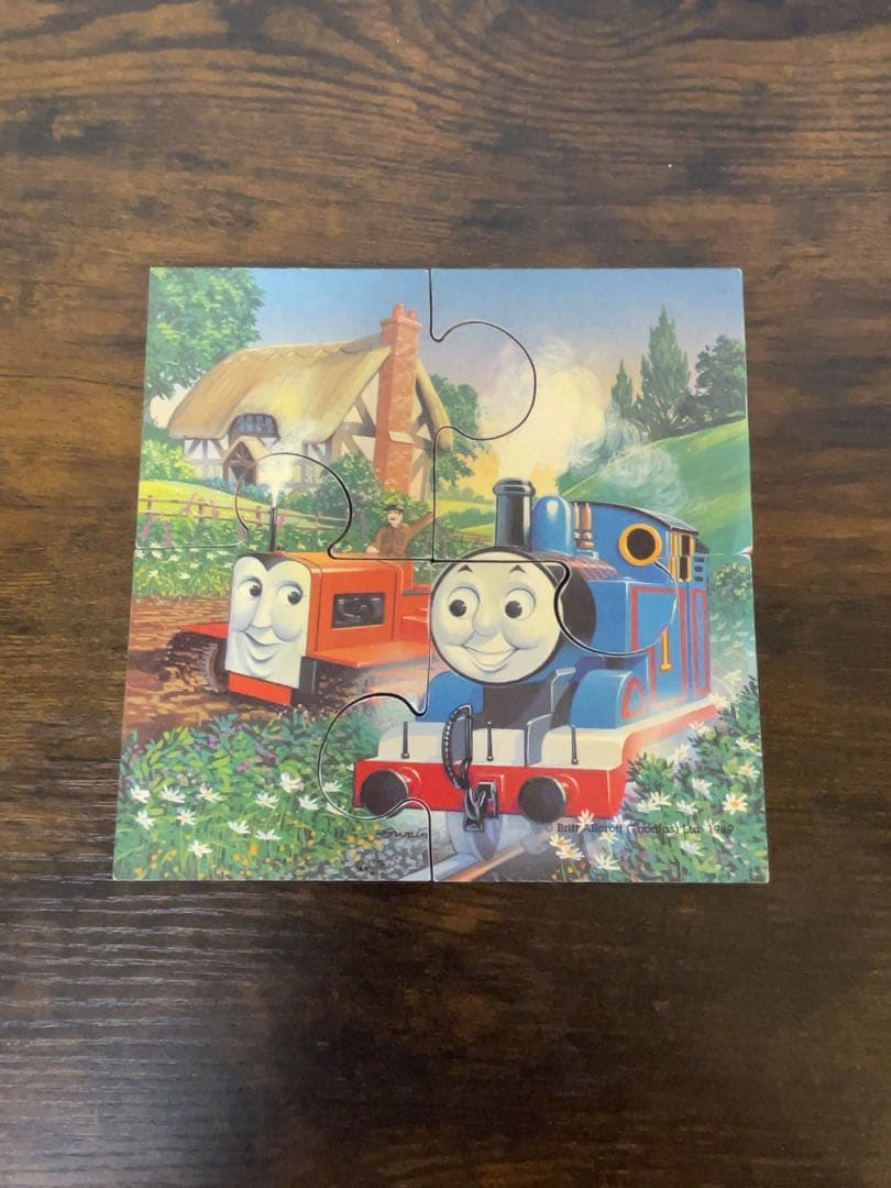 希少品　機関車トーマス　ビンテージ　ジグソーパズル　シール3枚　海外版