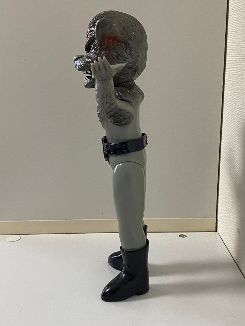 仮面ライダー/ソフビ/ユニファイブ/人形/レトロ/怪人/オオカミ男/フィギュア