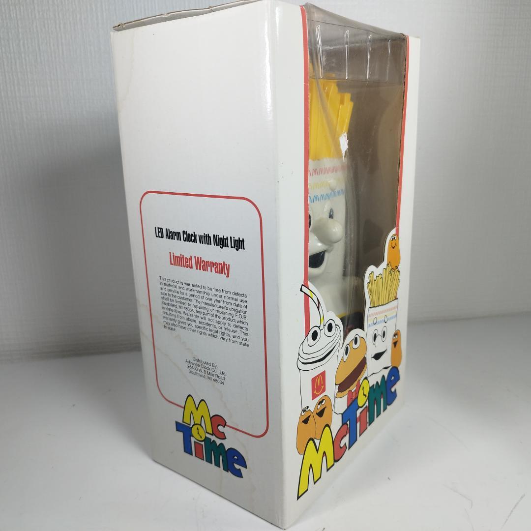 マクドナルド MCタイム 貯金箱 時計 ポテト マックシェイク 新品 IA2T