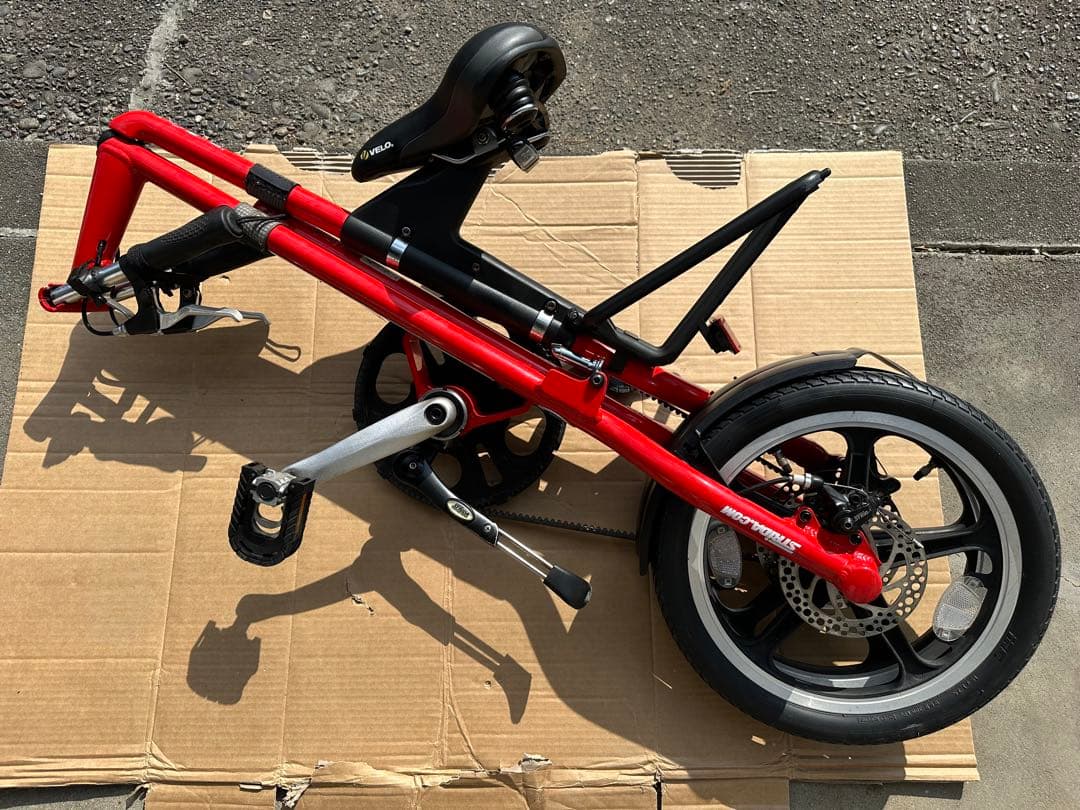 折りたたみ自転車 ストライダ 「STRiDA LT」 レッド 16インチ