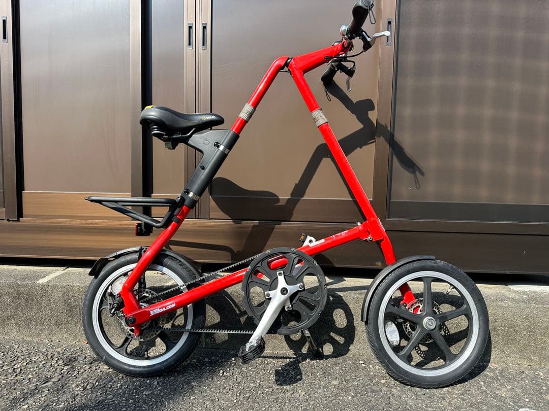 折りたたみ自転車 ストライダ 「STRiDA LT」 レッド 16インチ