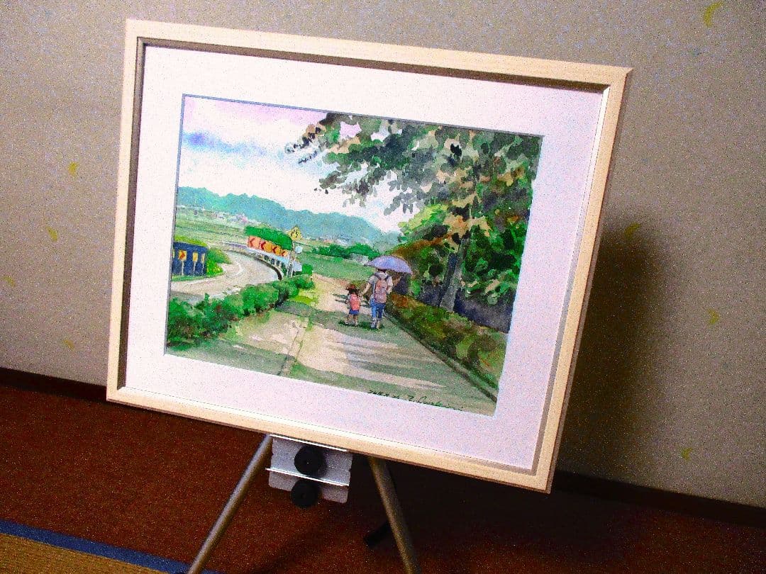 お母さんと一緒(水彩画 )