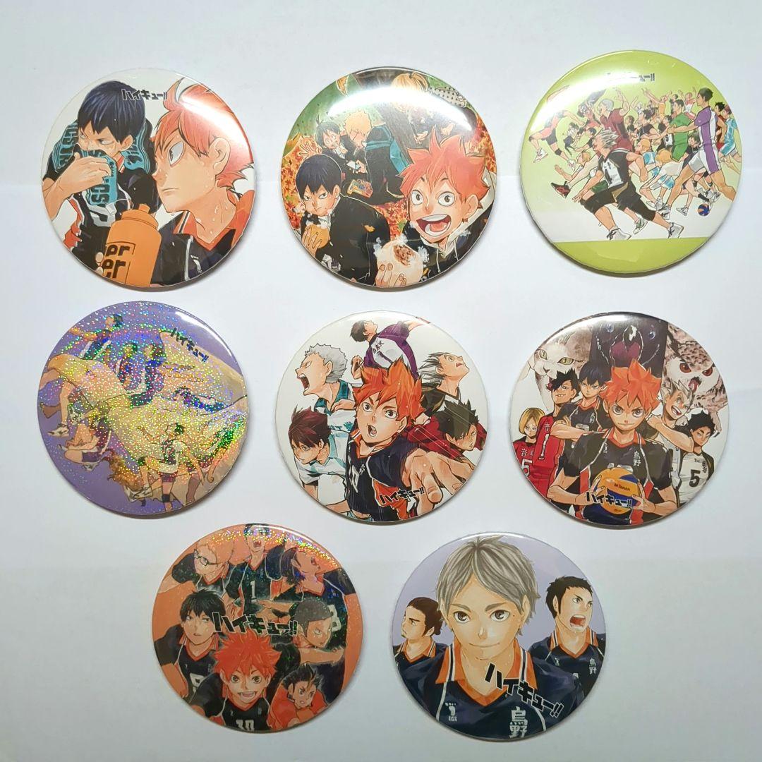 ハイキュー コレクション缶バッジ 3弾+4弾 8種 レア2種