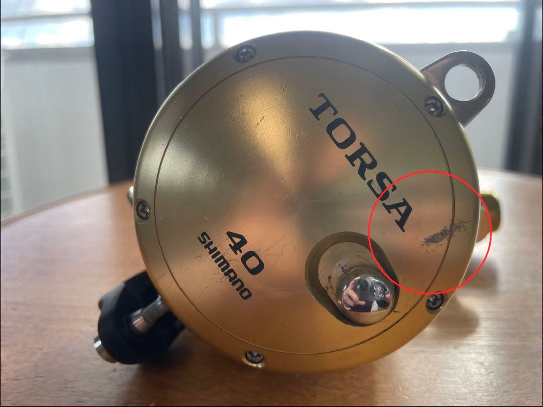 SHIMANO TORSA 40 CCMハンドル付き（純正ハンドル有り）