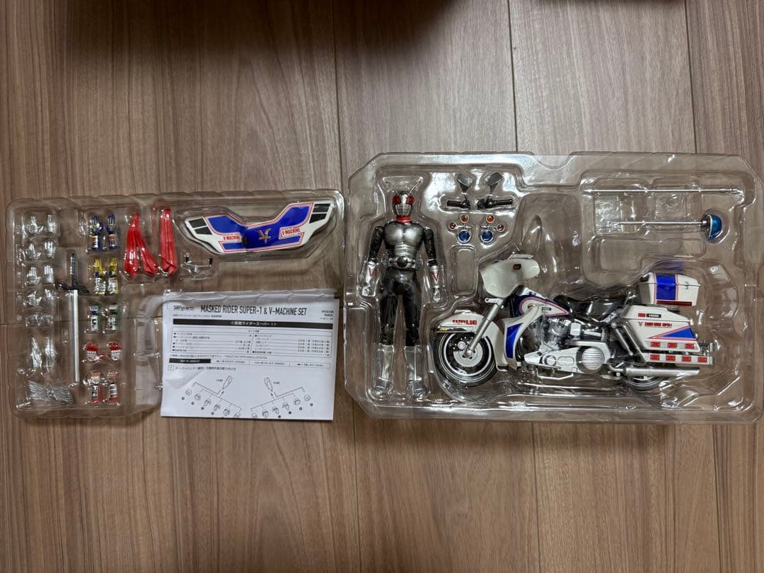 ★アクリルロゴ＋バイク付！　スーパー１＋Vマシーンセット　修正パーツ付