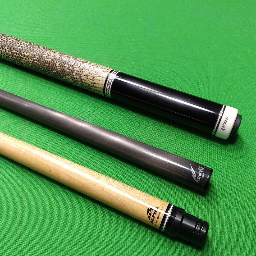 ビリヤード EXCEED EXC-SEwxe+IGNITE+HYBRID ALPHA