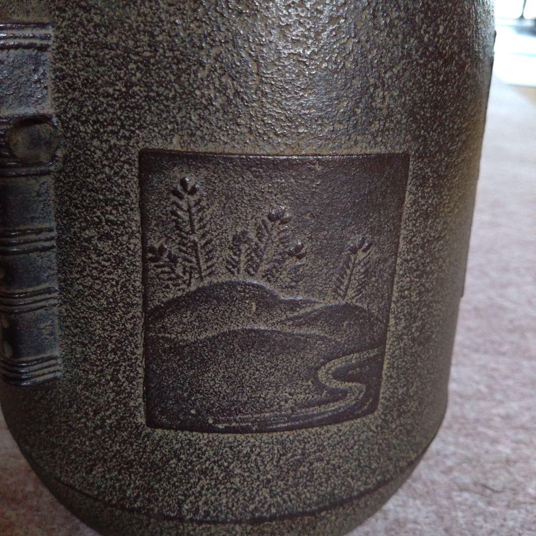 茶道具　茶釜　菊地政光　色紙釜　共箱