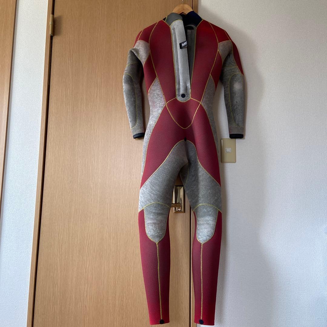 ビーウェット　BEWET 黒青フルスーツウェットスーツセミドライレディース