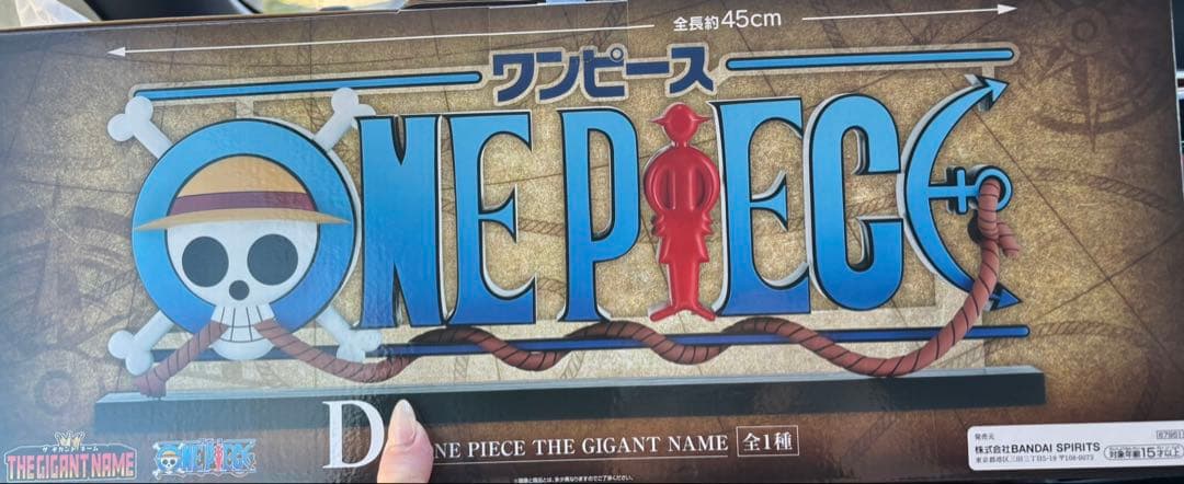 一番くじ　ワンピース　D賞　ギガントネーム　フィギュア