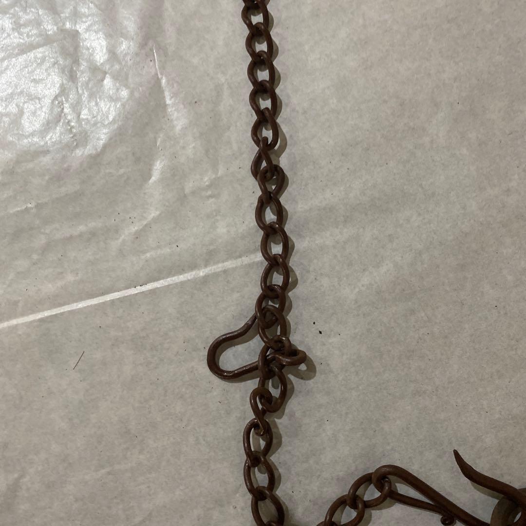 茶道具　掛花入　鉄製　南部鉄