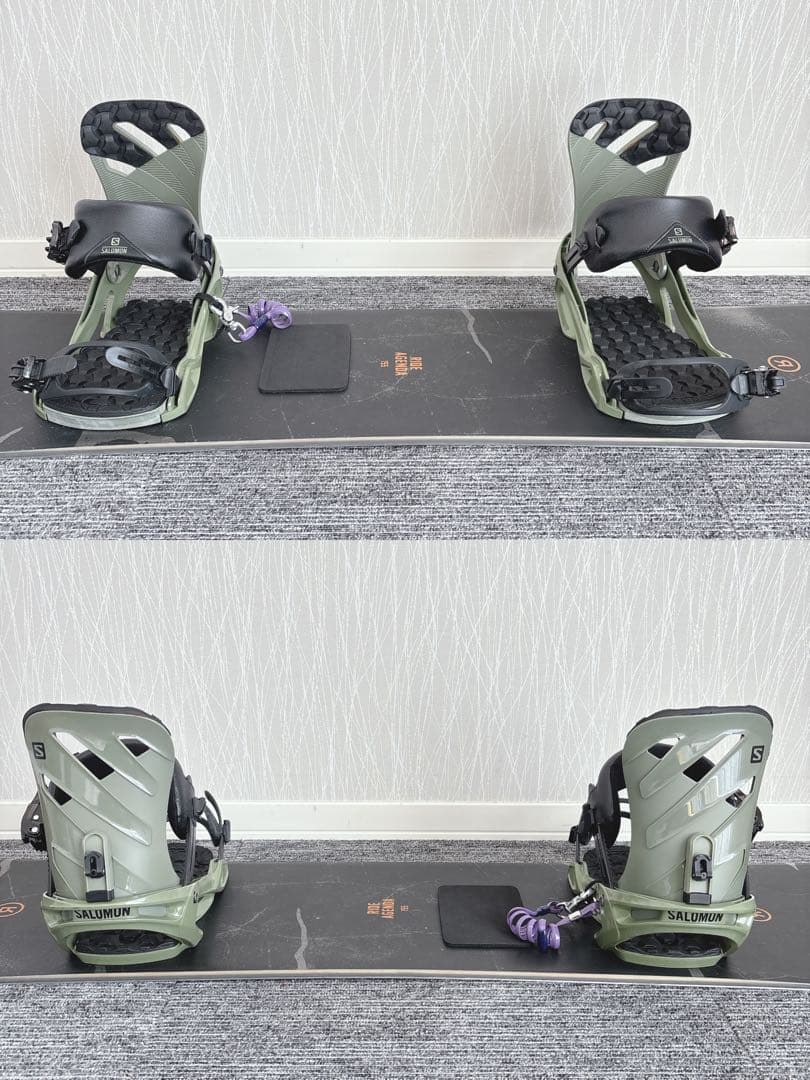 84美品❗️超豪華❗️RIDE/サロモン メンズスノーボードセット★155cm