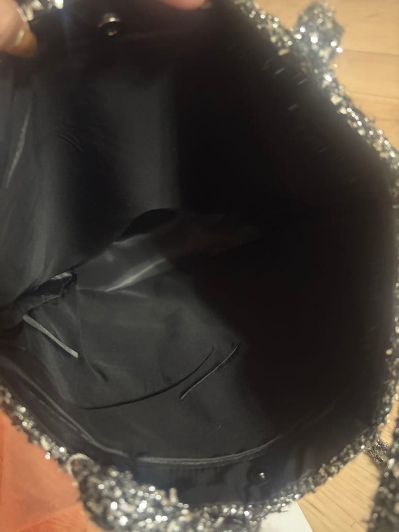 CHANEL スパンコールトートバッグ