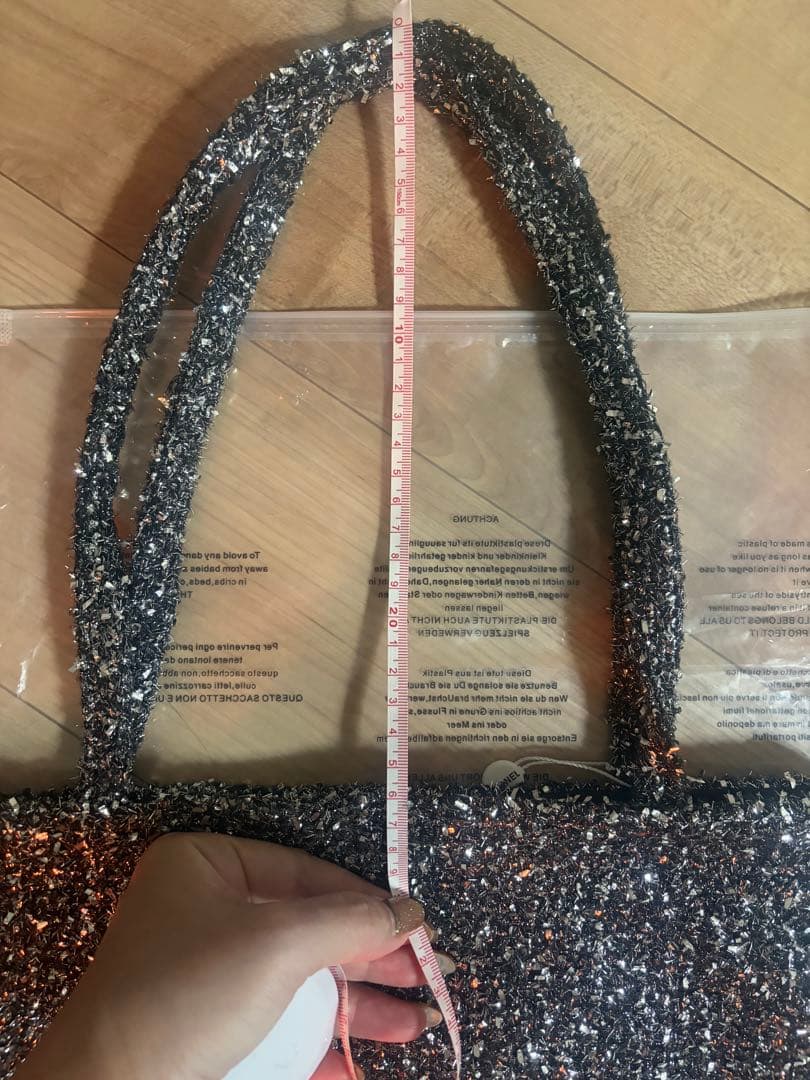 CHANEL スパンコールトートバッグ