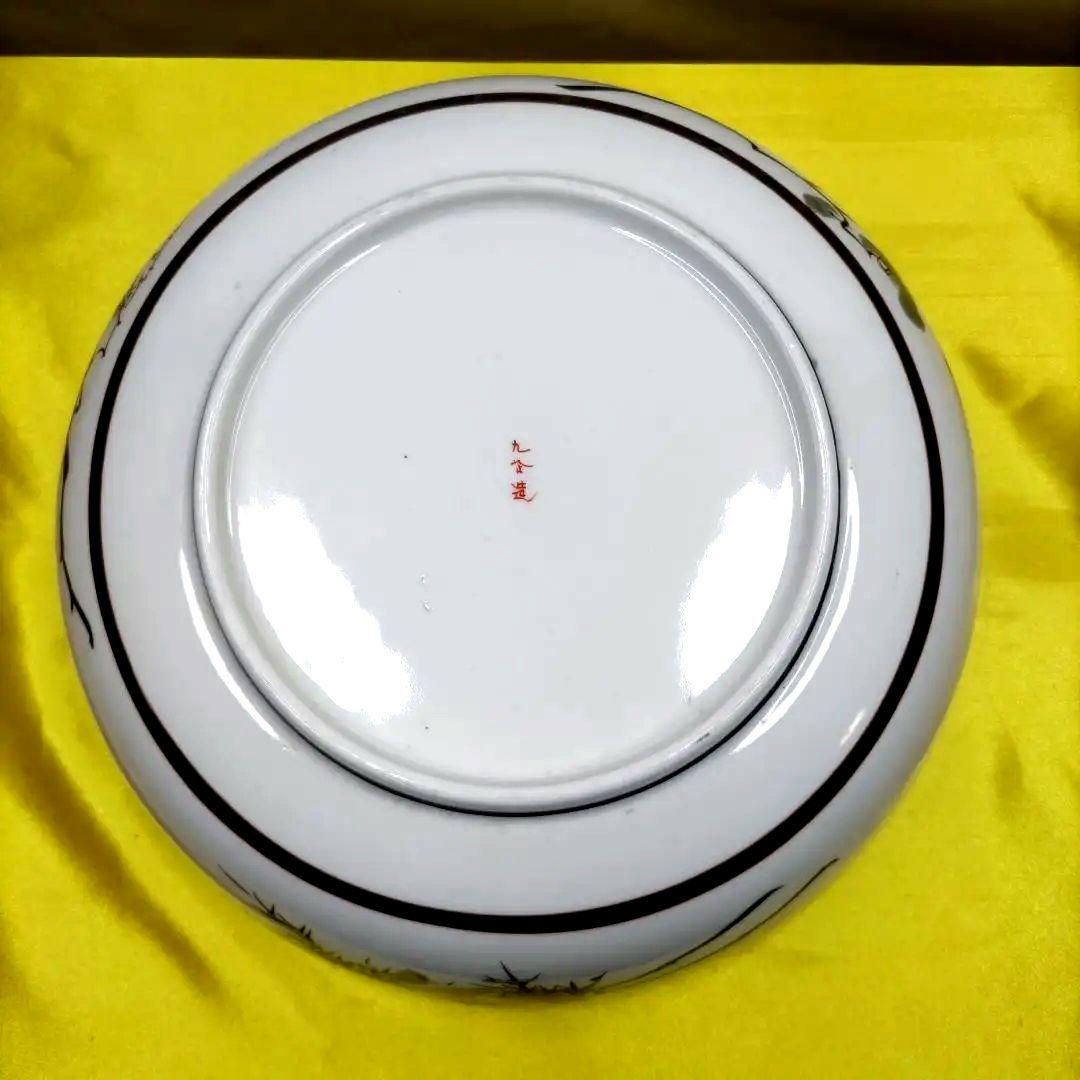 九谷焼　古九谷　金彩　色絵　三ツ鉢　小鉢　中鉢　大鉢　8寸9寸1尺鉢　3客セット