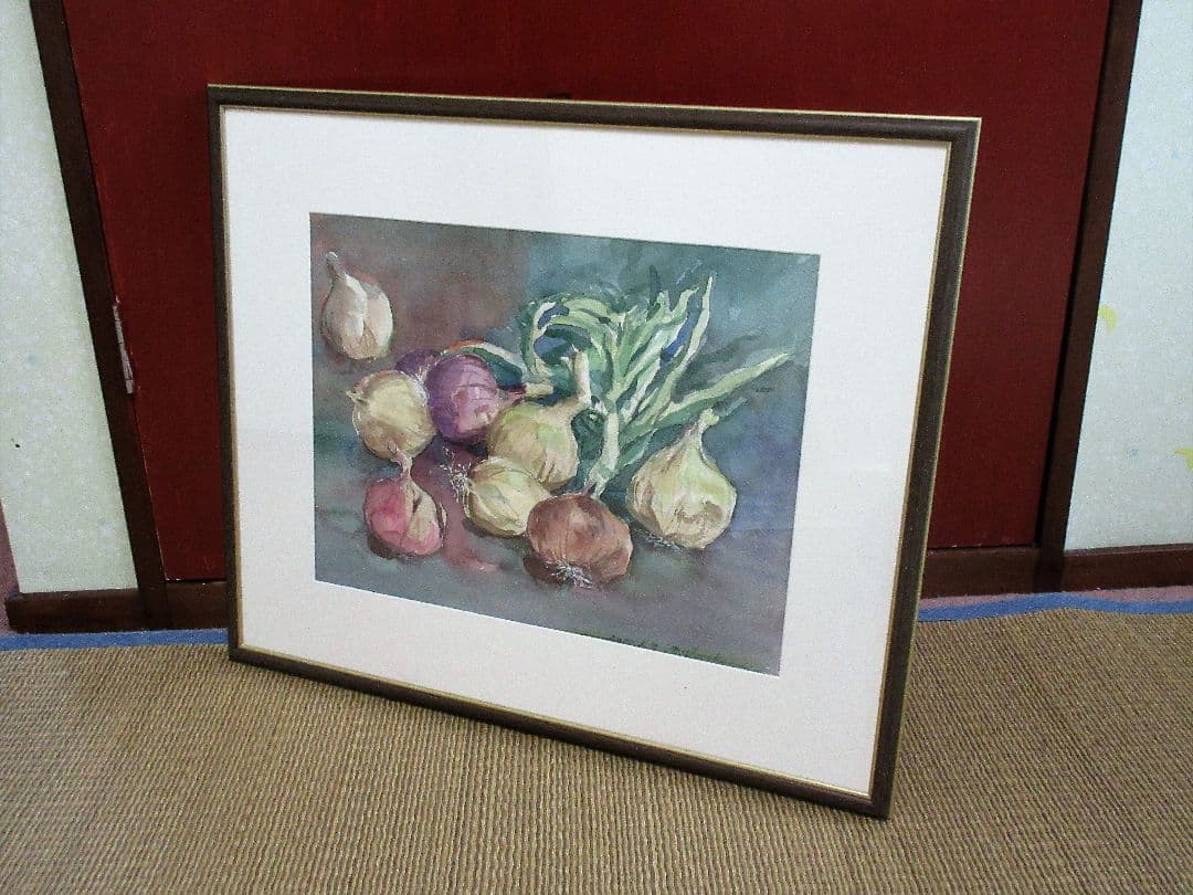 水彩画「玉ねぎ」