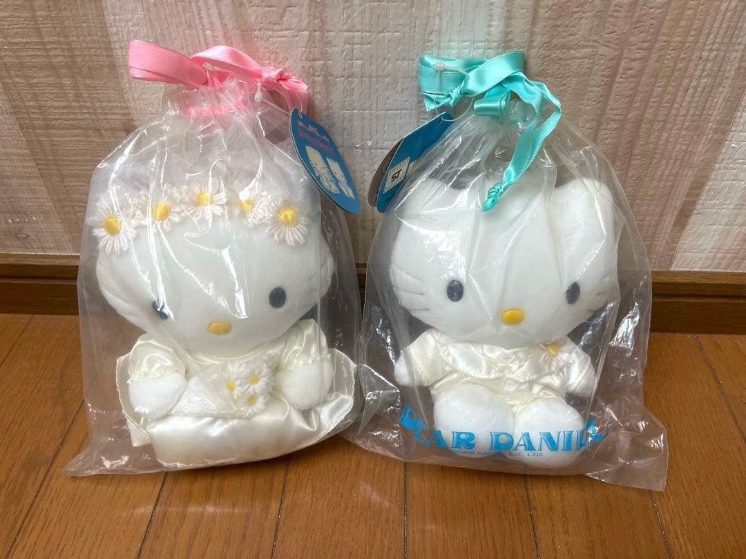 未開封☆キティ ダニエル ウェディング 結婚 ドール ぬいぐるみ マスコット