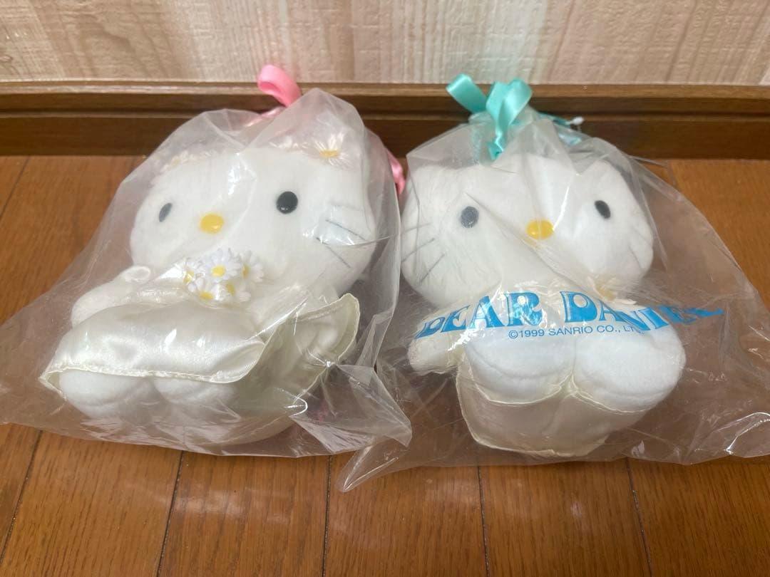 未開封☆キティ ダニエル ウェディング 結婚 ドール ぬいぐるみ マスコット