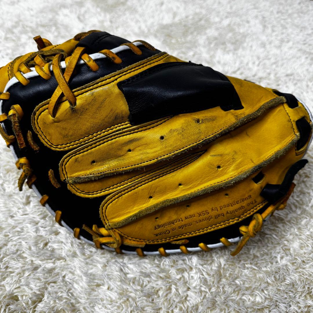 SSK キャッチャーミット　イエロー　限定モデル