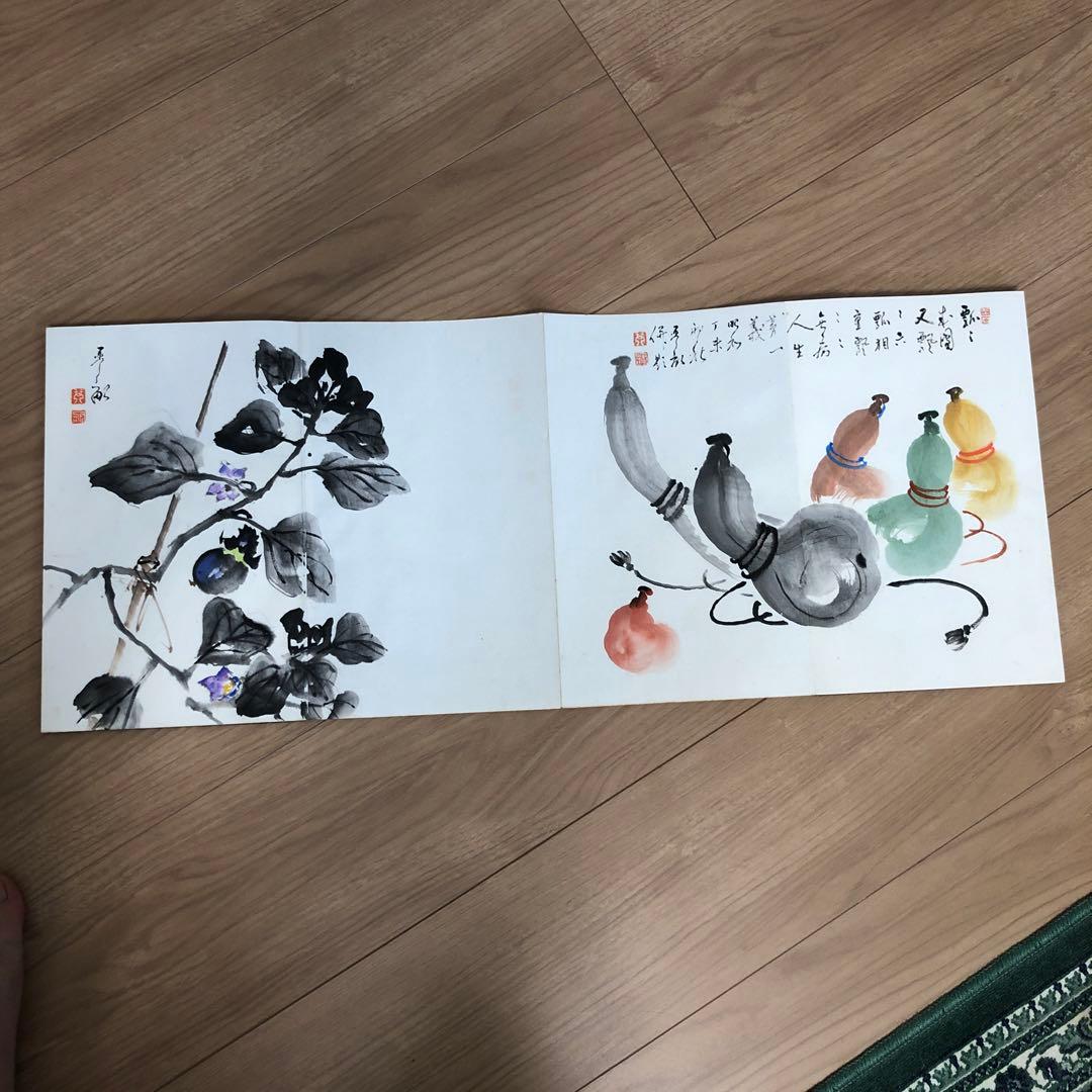 掛け軸　絵帳(2)骨董品　美術品