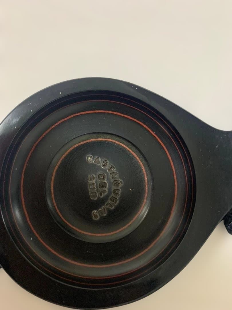 DEL SUR 黒 カスタネット ストラップ付き