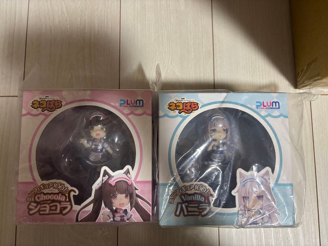 PLUM ネコぱら　ミニフィギュア100！　ショコラ&バニラ　2体セット